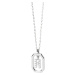 PDPAOLA Půvabný stříbrný náhrdelník písmeno "H" LETTERS CO02-519-U (řetízek, přívěsek)