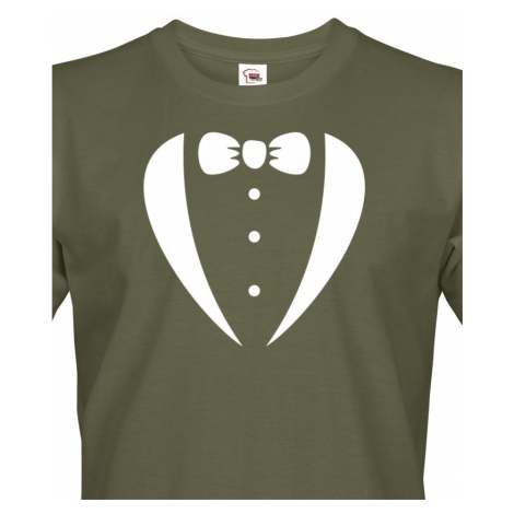 Pánské triko na rozlučku s motýlkem - ideální párty triko BezvaTriko