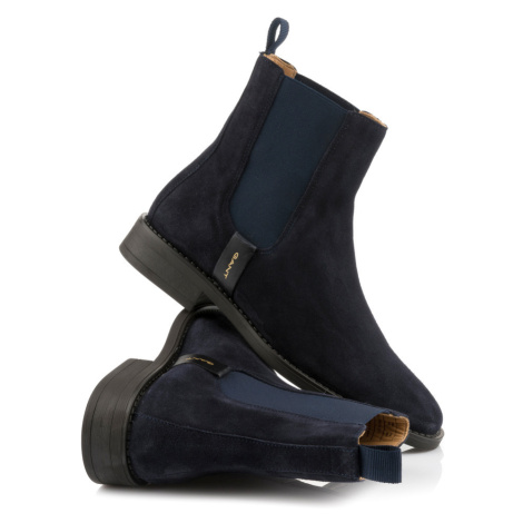 Modré dámské chelsea boots