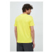 Bavlněné tričko United Colors of Benetton žlutá barva, s potiskem