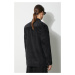Manšestrová košile Maharishi Hemp Cord Utility Shirt černá barva, relaxed, s klasickým límcem, 4