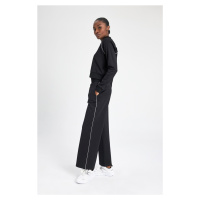 DEFACTO Fit Wide Leg Pocketed Wide Leg Standard Pique Sweatpants