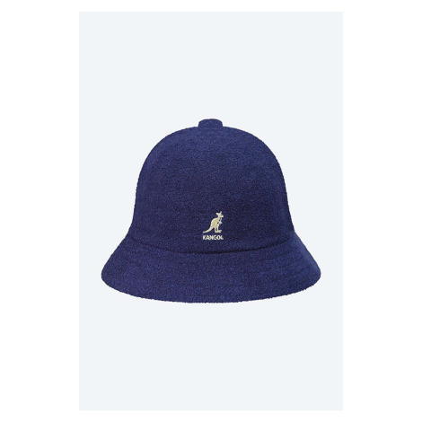 Klobouk Kangol Bermuda Casual tmavomodrá barva, 0397BC.NAVY-NAVY