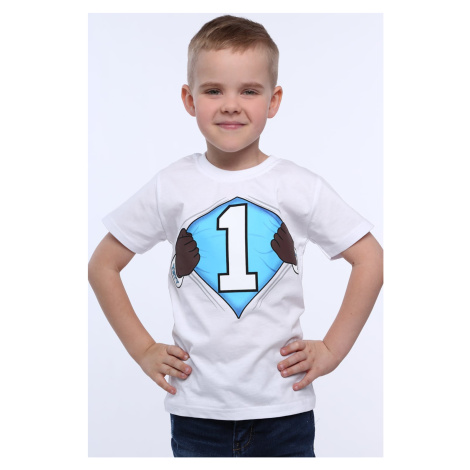 Chlapecké tričko s bílým číslem FASARDI