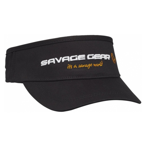 Savage gear kšilt sun visor one size black ink