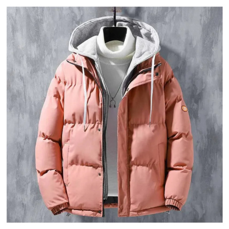 Pánská zateplená bunda s kapucí a vatovanou vložkou