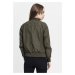 Dámská bomber bunda // Urban classics Ladies Light Bomber Jacket dark olive