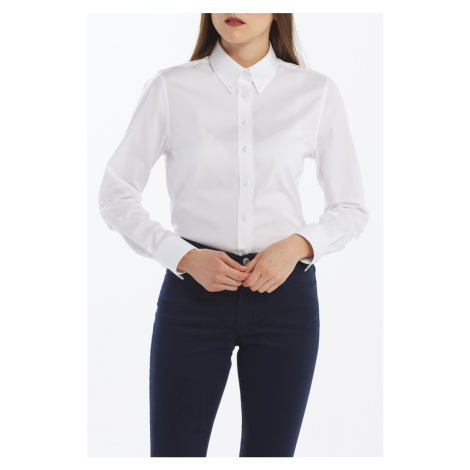 KOŠILE GANT PINPOINT OXFORD SHIRT bílá