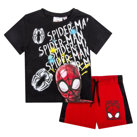 Spider Man - licence Chlapecká letní souprava - Spider Man UE1107, černá Barva: Černá Spider-Man
