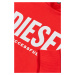 Mikina diesel sdivision-logox over sweat-shirt carnation red