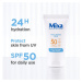 MIXA Daily Invisible SPF Cream hydratační denní krém SPF 50 50 ml