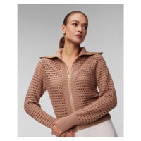 Hnědá Dámská Mikina Varley Eloise Full Zip Knit