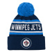 Winnipeg Jets dětská zimní čepice Jacquard Cuffed Knit With Pom