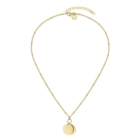 Tamaris Stylový pozlacený náhrdelník TJ-0047-N-45 (řetízek, přívěsky)