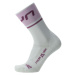 UYN Cyklistické ponožky klasické - ONE LIGHT LADY - růžová/bordó/bílá