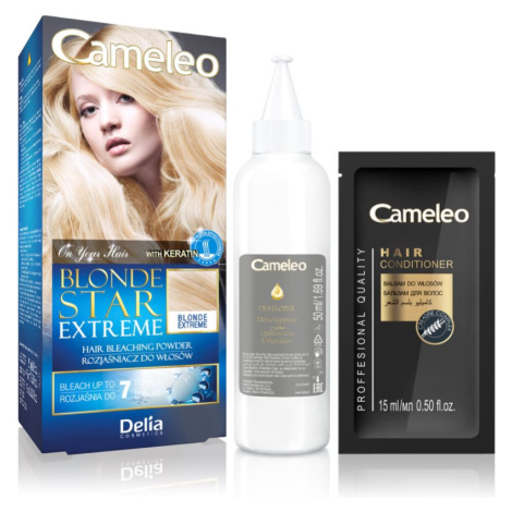 Delia Cosmetics Cameleo Blonde Star Extreme zesvětlující pudr s keratinem 25 g