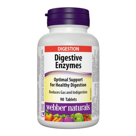 Webber Naturals Digestive Enzymes 90 kapslí
