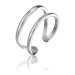 Emily Westwood Minimalistický ocelový prsten WR1008S