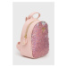 Dětský batoh Guess růžová barva, malý, s aplikací