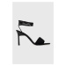 Sandály Calvin Klein GEO STIL GLADI SANDAL 90HH černá barva, HW0HW01467