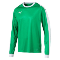 Puma LIGA JERSEY LONG SLEEVE TEE Pánské triko, zelená, velikost