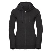 Women's Authentic Melange Zipped Hooded Sweat Russell