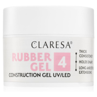 Claresa Rubber Gel Construction Gel UV/LED gelový lak pro prodloužení nehtů odstín 04 45 g