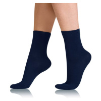 Bellinda COTTON COMFORT SOCKS - Women's cotton socks with comfortable hem - dark blue