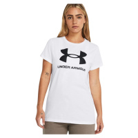 Tričko Under Armour UA Sportstyle Logo SS W 1356305-111 - white