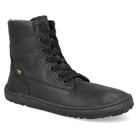 Barefoot zimní boty Froddo - Tex Laces Black černé