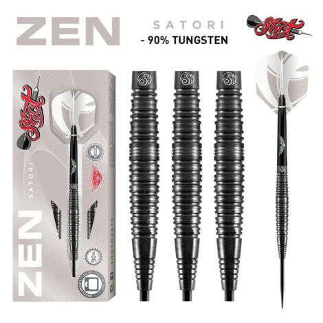 Sada šipek Shot steel Zen Satori 25g, 90% wolfram Shot Darts