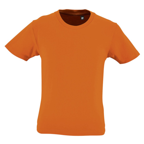 SOĽS Milo Kids Dětské triko - organická bavlna SL02078 Orange SOL'S