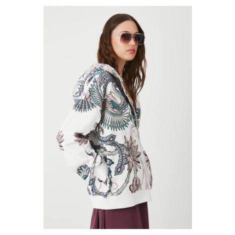 Bavlněná mikina Medicine dámská, béžová barva