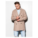 Béžový pánský oversize kabát Ombre Clothing C429