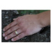Snubní ocelový prsten pro muže a ženy KMR10006