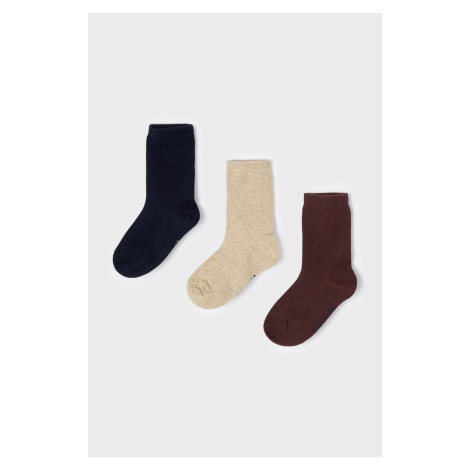 Dětské ponožky Mayoral hnědá barva