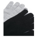 Sada dvou párů dámských rukavic v černé a světle šedé barvě ORSAY