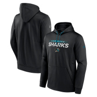 San Jose Sharks pánská mikina s kapucí RINK Performance Black-Active Blue