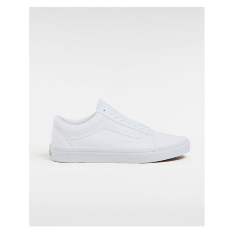 VANS Classic Tumble Old Skool Shoes True White) Unisex White, Size