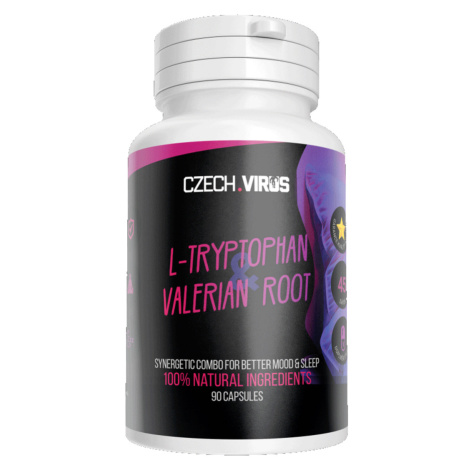 Czech Virus L-Tryptophan & Valerian Root - 90 kapslí