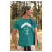 MMO Pánské tričko Chodit na hory Barva: Smaragdově zelená