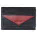 SEGALI Dámská kožená peněženka 7020 black/red