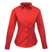 Premier Workwear Dámská košile s dlouhým rukávem PR300 Red -ca. Pantone 200