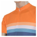 Sensor Cyklo Summer Stripe Pánský cyklistický dres ZK20100051 modrá/oranžová