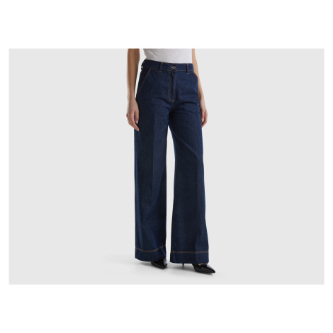 Benetton, Wide Leg Jeans Trousers United Colors of Benetton
