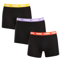 3PACK pánské boxerky Puma černé (701226820 009)