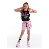 mshb&g Rock Life Girls Crop Top Shorts Set