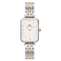 Hodinky Daniel Wellington Quadro Lumine 5-Link stříbrná barva