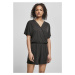 Ladies Short Modal Jumpsuit - black