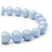 Gaura Pearls Náramek Selena - sladkovodní perla, modrý Angelit 194-47B 19 cm (S) Modrá